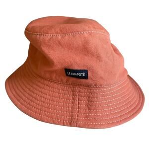 Le Chapote Canvas Cotton Bucket Hat Nantucket Red